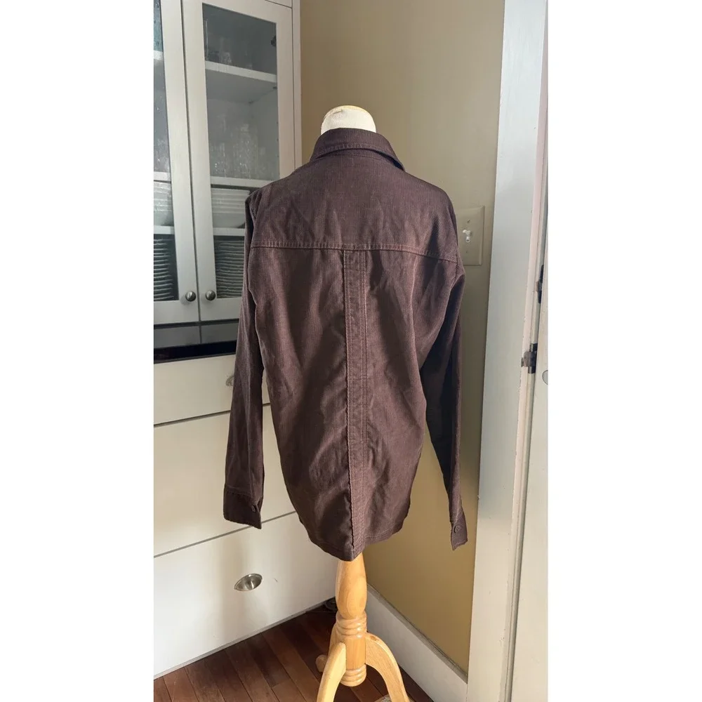 Vintage Levis Panatela Tops Brown Corduroy Shirt Jacket Orange Tab 70s Mens L - Picture 14 of 16
